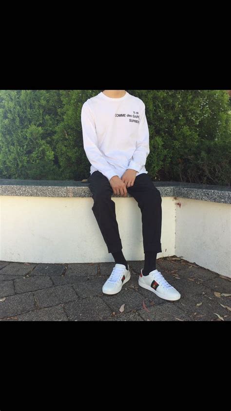 guy wearing cdg gucci supreme|New white shoes : r/streetwear .